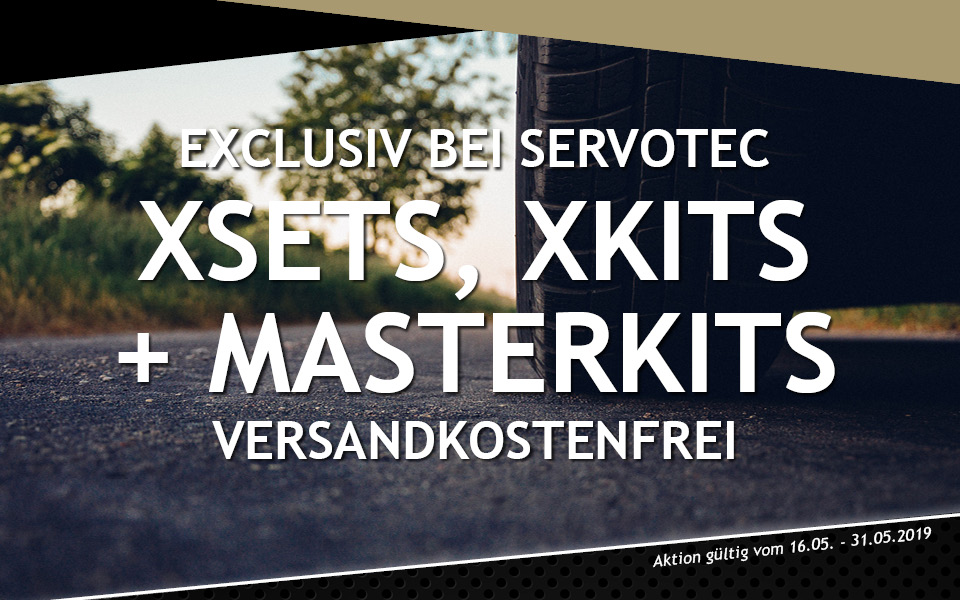 Exclusiv bei SErvotec XSETs, XKITs + Masterkits versandkostenfre